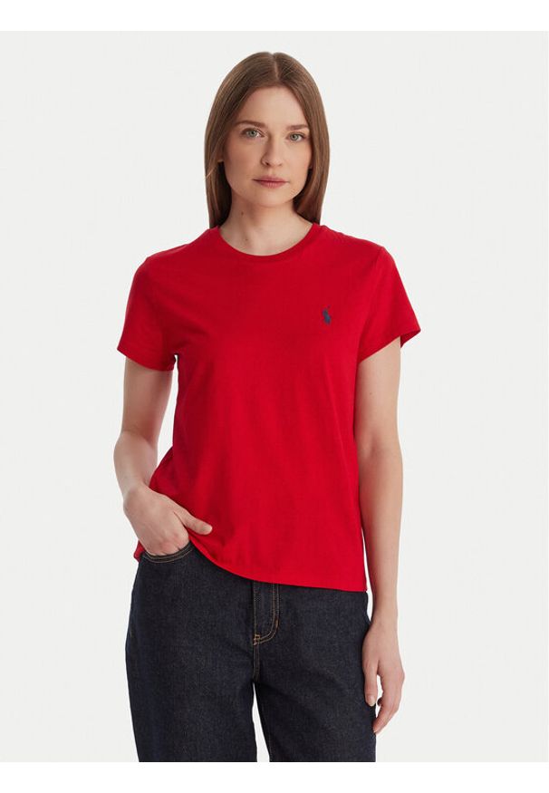 Polo Ralph Lauren T-Shirt 211B14605006 Czerwony Classic Fit. Typ kołnierza: polo. Kolor: czerwony. Materiał: bawełna