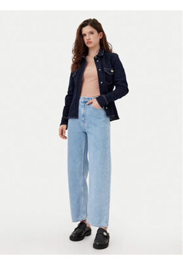 Calvin Klein Jeans Jeansy Barrel J20J225006 Niebieski Loose Fit. Kolor: niebieski