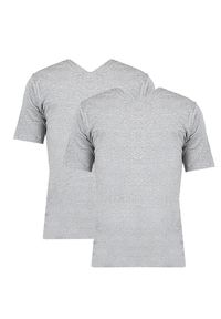 Pepe Jeans T-Shirt "2-Pack Aiden" | PM503655 | Mężczyzna | Szary. Okazja: na co dzień. Typ kołnierza: dekolt w kształcie V. Kolor: szary. Materiał: bawełna. Wzór: aplikacja. Styl: casual #5