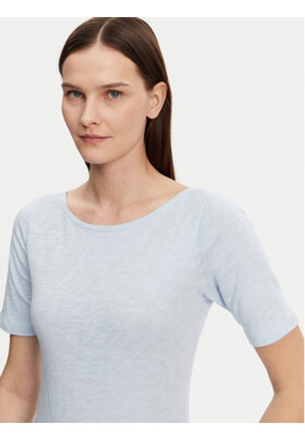 Marc O'Polo Bluzka 502 2261 51399 Błękitny Regular Fit. Typ kołnierza: polo. Kolor: niebieski. Materiał: bawełna