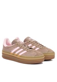 Adidas - adidas Sneakersy Gazelle Bold JQ6436 Brązowy. Kolor: brązowy. Materiał: zamsz, skóra. Model: Adidas Gazelle