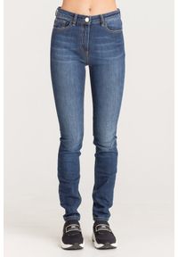 JEANSY Urban Slim Fit Elisabetta Franchi. Stan: podwyższony. Materiał: jeans. Styl: klasyczny #1