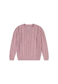 Wrangler - DAMSKI SWETER WRANGLER CABLE KNIT CREW KEEPSAKE LILAC 112370799 #6