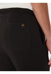 Alpha Industries Spodnie dresowe 156370 Czarny Regular Fit. Kolor: czarny. Materiał: bawełna #5