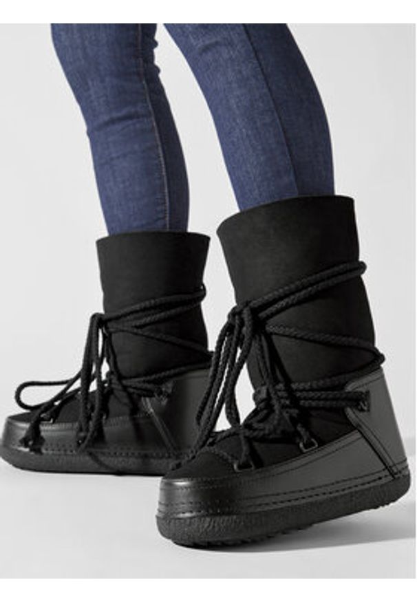 Inuikii Śniegowce Classic High 75107-007 Czarny. Kolor: czarny. Materiał: skóra