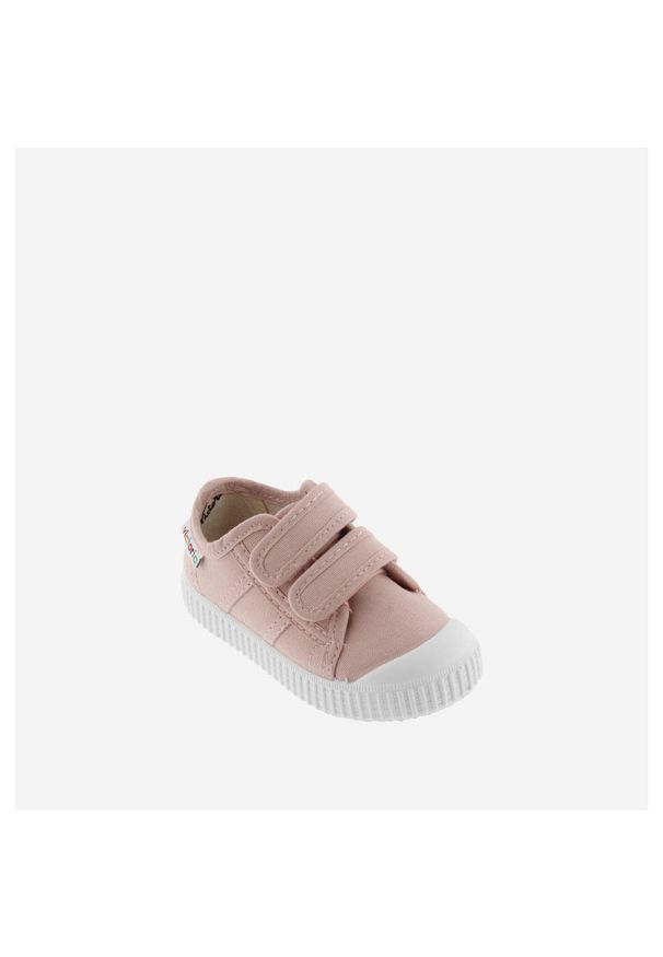 VICTORIA - Buty tenisówki dziecięce Victoria. Kolor: różowy. Materiał: tkanina. Sport: turystyka piesza