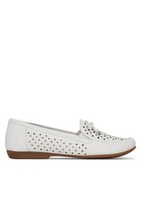 Mokasyny Rieker. Kolor: biały #1
