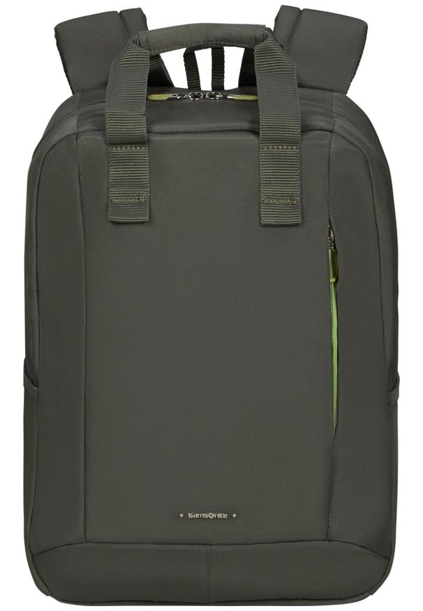 Samsonite Guardit Classy 14.1'' ciemnozielony. Kolor: zielony. Materiał: tkanina, materiał. Styl: biznesowy