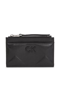 Calvin Klein Duży Portfel Damski Quilt K60K611704 Czarny. Kolor: czarny. Materiał: skóra #1