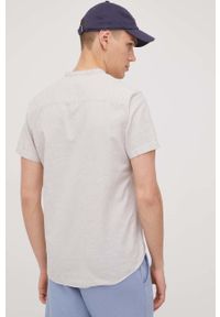 PRODUKT by Jack & Jones - Produkt by Jack & Jones koszula męska kolor szary regular z kołnierzykiem klasycznym. Typ kołnierza: kołnierzyk klasyczny. Kolor: szary. Styl: klasyczny #5