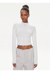 Calvin Klein Performance Bluza 00GWS4J406 Biały Slim Fit. Kolor: biały. Materiał: syntetyk #1