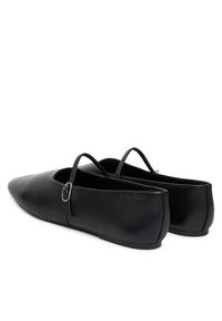 Calvin Klein Baleriny Oblique Ballerina Mj Lth Hdw HW0HW02847 Czarny. Kolor: czarny. Materiał: skóra #4