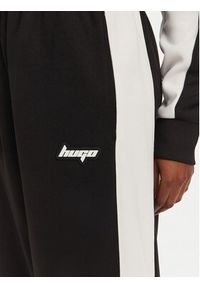 Hugo - HUGO Spodnie dresowe Nelarina_B 50537080 Czarny Regular Fit. Kolor: czarny. Materiał: bawełna, syntetyk #3