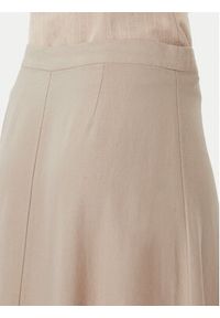 only - ONLY Spódnica midi Goa 15363690 Beżowy Regular Fit. Kolor: beżowy. Materiał: wiskoza #8