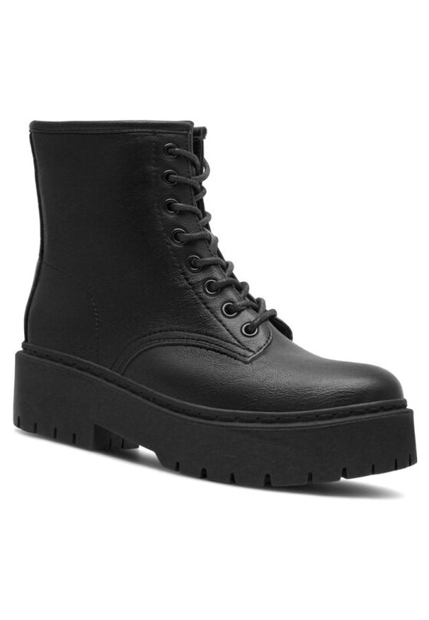 DeeZee Botki H120101-01 Czarny. Kolor: czarny