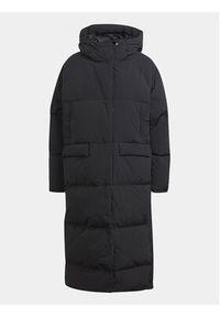 Adidas - adidas Kurtka puchowa Big Baffle Coat IK3159 Czarny Loose Fit. Kolor: czarny. Materiał: syntetyk