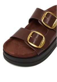 Guess Jeans Klapki CWBEO-HY62273-6 Brązowy. Kolor: brązowy. Materiał: skóra #2