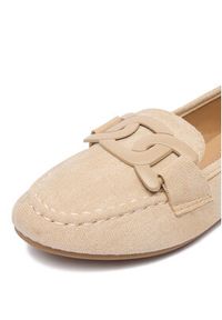DeeZee Mokasyny LE601-41 Beżowy. Kolor: beżowy. Materiał: materiał #4
