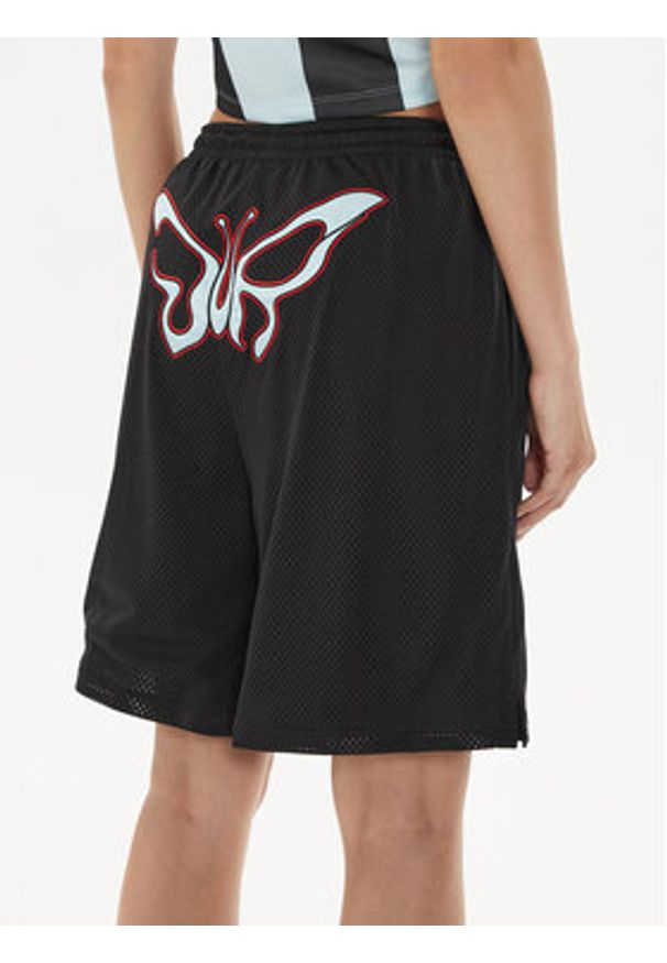 Puma Szorty sportowe DUA LIPA 536636 Czarny Loose Fit. Kolor: czarny. Materiał: syntetyk