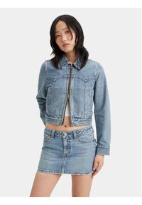 Levi's® Kurtka jeansowa A6048-0002 Niebieski Regular Fit. Kolor: niebieski. Materiał: bawełna