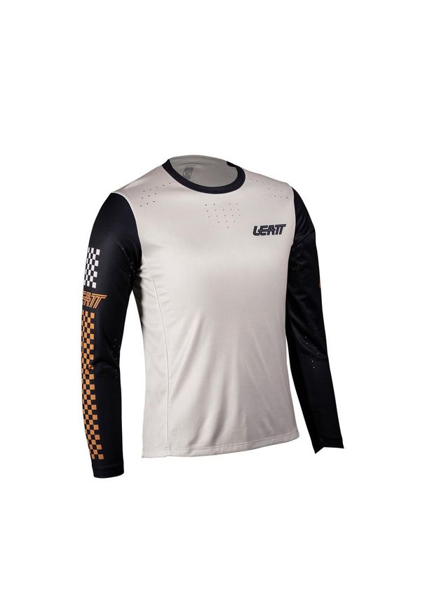 LEATT - Bluza rowerowa damska Leatt Jersey MTB Enduro 4.0. Kolor: biały. Materiał: jersey