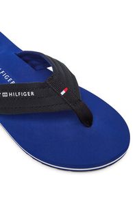 TOMMY HILFIGER - Tommy Hilfiger Japonki Nyc Beach Sandal FM0FM05437 Granatowy. Kolor: niebieski. Materiał: materiał #4