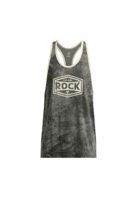 Tank top treningowy męski Under Armour Project Rock Racer. Kolor: zielony. Styl: rockowy