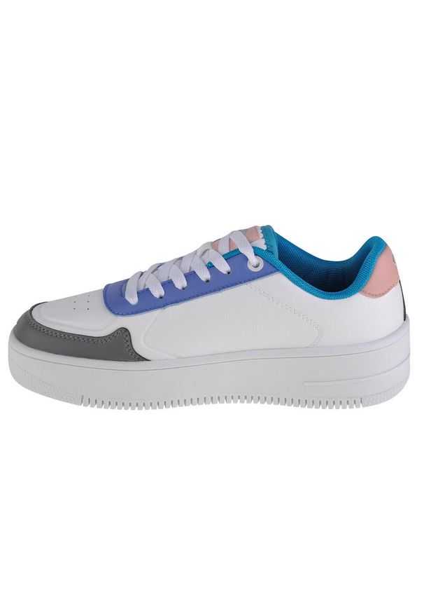 Buty do chodzenia damskie, Champion Rebound Platform. Kolor: biały, wielokolorowy. Materiał: guma, materiał, tkanina, syntetyk. Obcas: na platformie. Sport: turystyka piesza