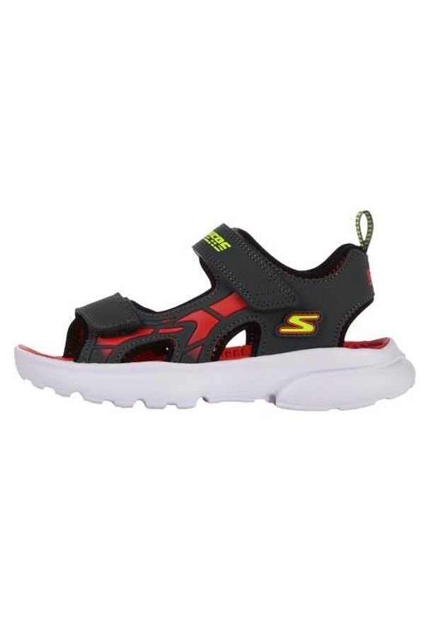 skechers - Sandały Skechers Model 406513l Kolor Czarny. Zapięcie: rzepy. Kolor: czarny. Materiał: guma, tkanina. Sport: turystyka piesza