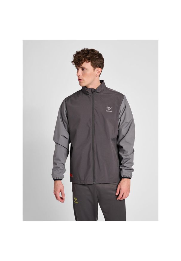 Kurtka Hummel Grid Training. Kolor: zielony, szary, wielokolorowy. Sport: piłka nożna