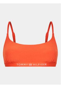 TOMMY HILFIGER - Tommy Hilfiger Góra od bikini UW0UW04533 Pomarańczowy. Kolor: pomarańczowy. Materiał: syntetyk