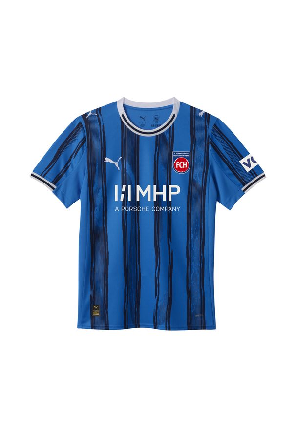 Puma - Młodzieżowa koszulka wyjazdowa FC Heidenheim 25/26 PUMA Ignite Blue Navy. Kolor: niebieski. Sport: piłka nożna