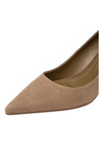 Gino Rossi - GINO ROSSI Szpilki EO-V2525-893 Beżowy. Kolor: beżowy. Materiał: skóra, zamsz. Obcas: na szpilce #7