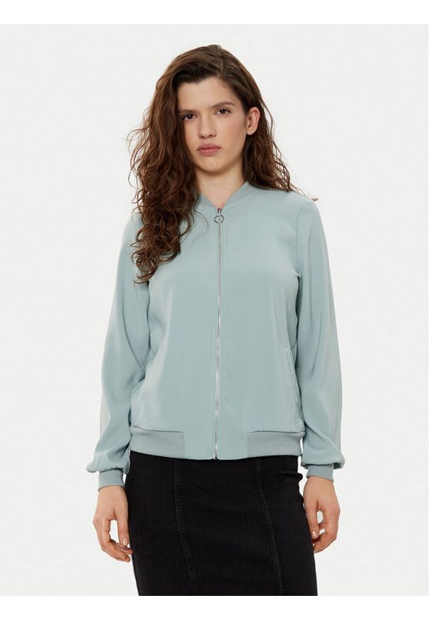 Vero Moda Kurtka bomber Coco 10245734 Szary Regular Fit. Kolor: szary. Materiał: syntetyk