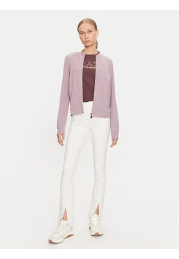EA7 Emporio Armani Bluza 6DTM06 TJVHZ Fioletowy Regular Fit. Kolor: fioletowy. Materiał: bawełna