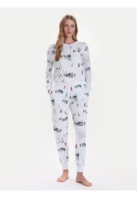 Kate Spade Piżama KSI92765F Błękitny Regular Fit. Kolor: niebieski. Materiał: syntetyk