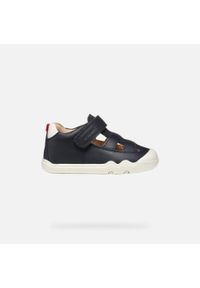 Buty barefoot dziecięce Geox Steppieup. Kolor: niebieski, wielokolorowy, biały. Sport: turystyka piesza