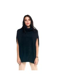LEONE 1947 APPAREL - Damski sweter bez rękawów Leone Leisure. Kolor: czarny. Materiał: tkanina. Długość rękawa: bez rękawów