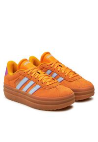 Adidas - adidas Sneakersy Vl Court Bold IH8090 Pomarańczowy. Kolor: pomarańczowy. Materiał: zamsz, skóra #6