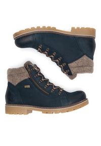 Remonte Trzewiki D7478-14 Niebieski. Kolor: niebieski. Materiał: skóra, nubuk #6