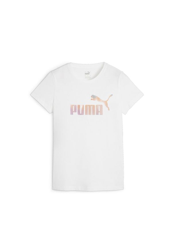 Koszulka damska Puma Essential Logo. Kolor: biały. Materiał: bawełna. Sport: fitness
