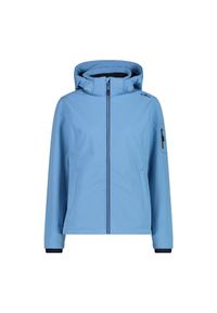 Kurtka damska turystyczna CMP 39A5006. Kolor: niebieski. Materiał: softshell. Sport: turystyka piesza #1