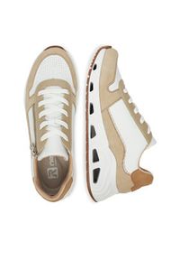 Rieker Sneakersy N5204-80 Biały. Kolor: biały. Materiał: materiał, syntetyk #7