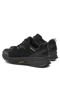 skechers - Skechers Sneakersy Road Sector 237219/BBK Czarny. Kolor: czarny. Materiał: skóra, nubuk