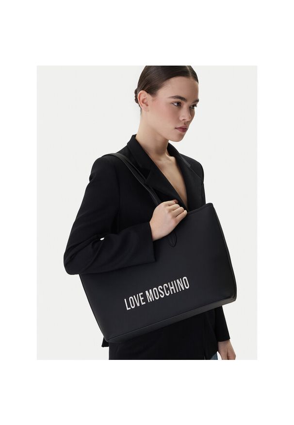Love Moschino - Torebka LOVE MOSCHINO. Kolor: czarny