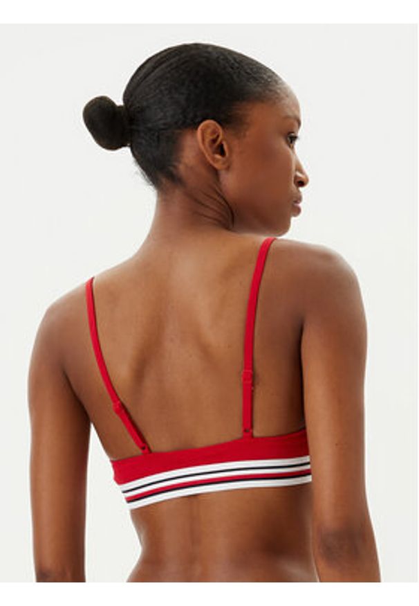 TOMMY HILFIGER - Tommy Hilfiger Góra od bikini UW0UW05806 Czerwony. Kolor: czerwony. Materiał: syntetyk