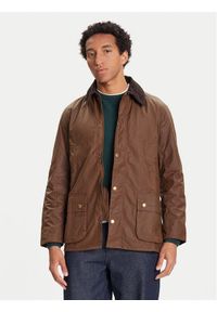 Barbour Kurtka przejściowa Ashby MWX0339BR31 Brązowy Regular Fit. Kolor: brązowy. Materiał: bawełna