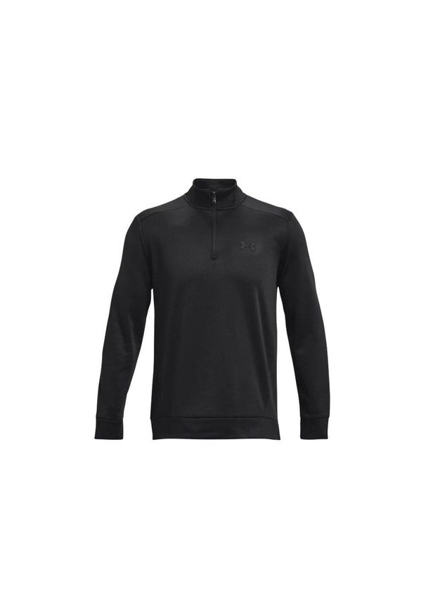 Bluza fitness męska Under Armour Armour Fleece 1/4 Zip. Kolor: czarny. Sport: fitness