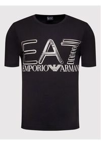 EA7 Emporio Armani T-Shirt 3LPT20 PJFFZ 1200 Czarny Regular Fit. Kolor: czarny. Materiał: bawełna #3