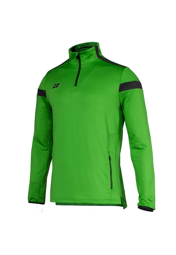 ZINA - Bluza piłkarska dla dorosłych Zina Mid Delta PRO 2.0 Senior treningowa. Kolor: zielony. Sport: piłka nożna